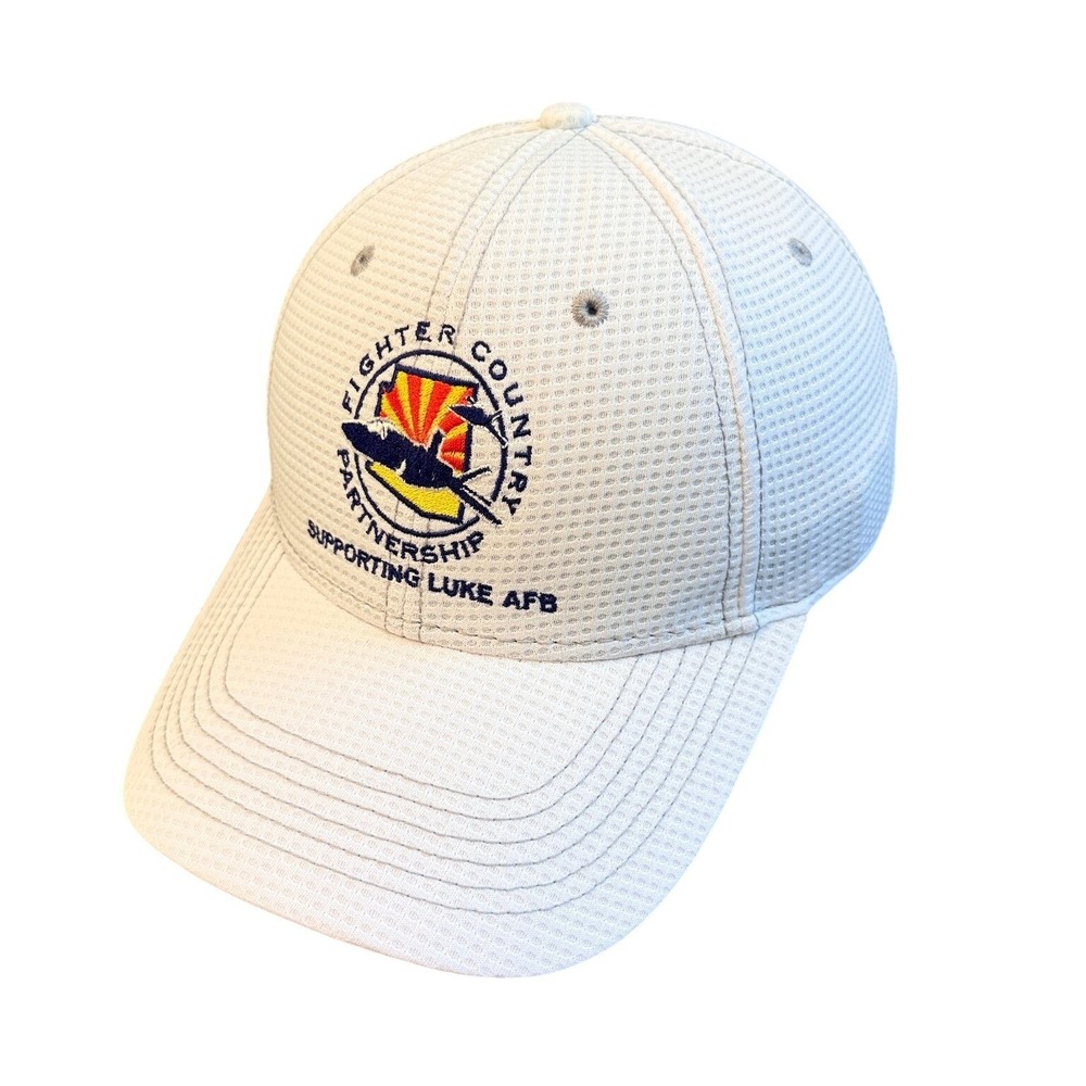 Fighter Country Luke AFB US Air Force Performance Antigua‎ Hat L/XL White
